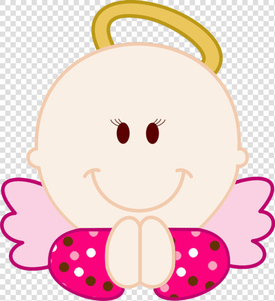 Transparent Mi Bautizo Clipart   Pink Baby Angel Png  Png DownloadTransparent PNG