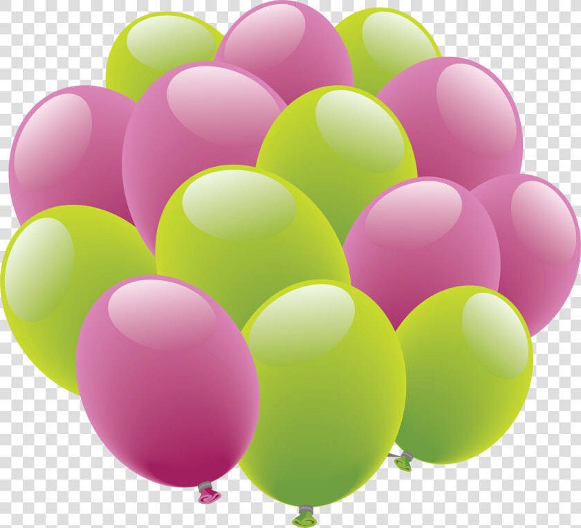 Grab And Download Balloon Icon Clipart   Pink And Lime Green Balloons  HD Png DownloadTransparent PNG