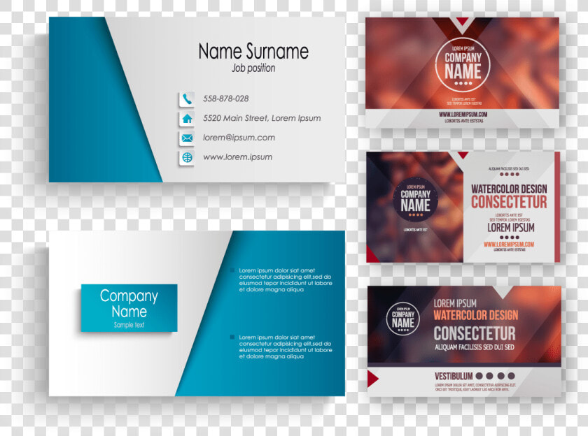 Business Card Design   Creative Business Card Design For Advertising Company  HD Png DownloadTransparent PNG