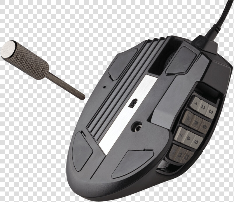 Corsair Gaming Scimitar Pro Rgb Moba mmo Gaming Mouse   Corsair Scimitar Key  HD Png DownloadTransparent PNG