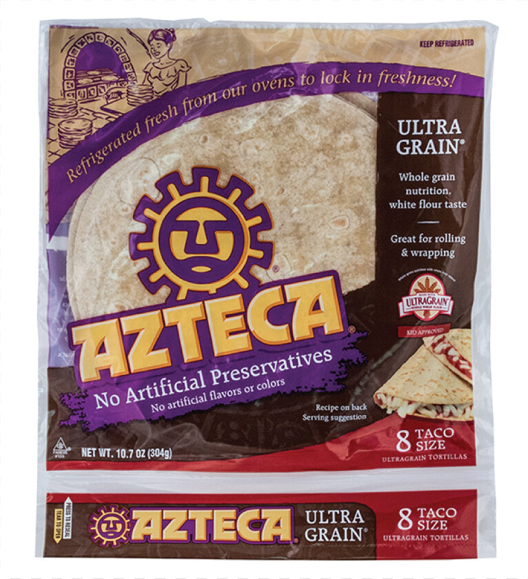 Ultragrain Taco   Azteca Whole Grain Tortilla  HD Png DownloadTransparent PNG