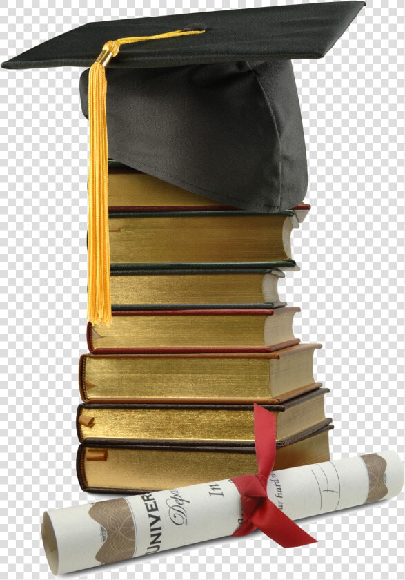 Curriculum Cap Books Diploma   Stairs  HD Png DownloadTransparent PNG