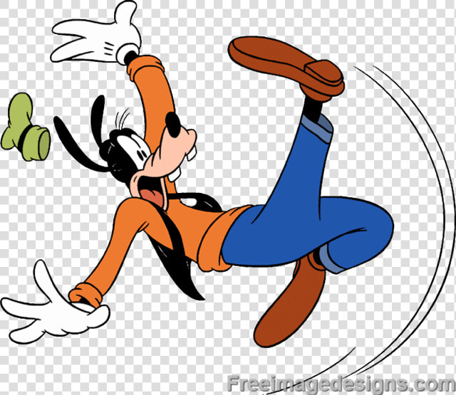 Goofy Slip Image Design Download   Goofy Falling  HD Png DownloadTransparent PNG