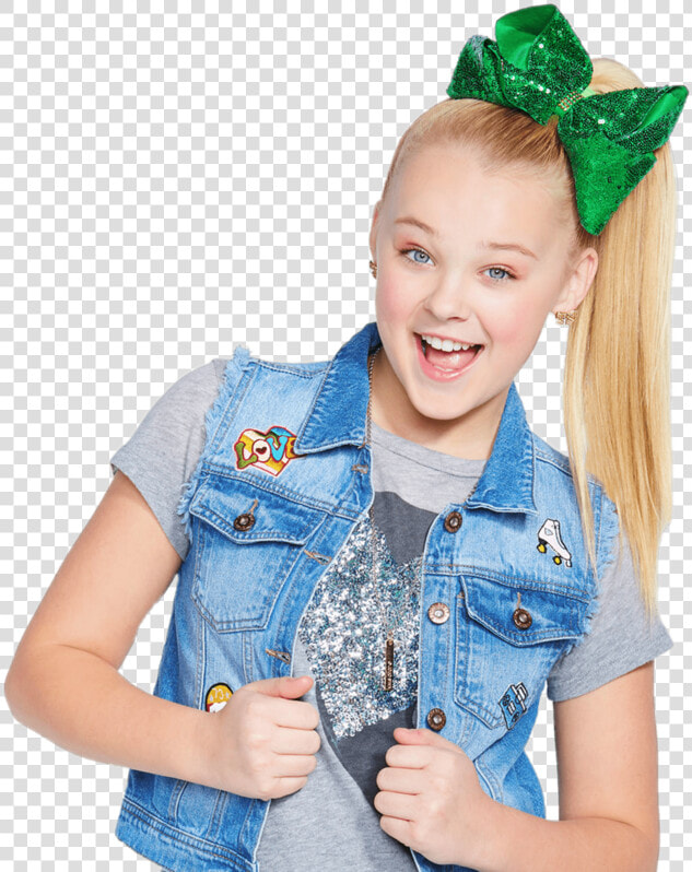 Jojo Siwa With Green Bow In Hair   Jojo Siwa  HD Png DownloadTransparent PNG