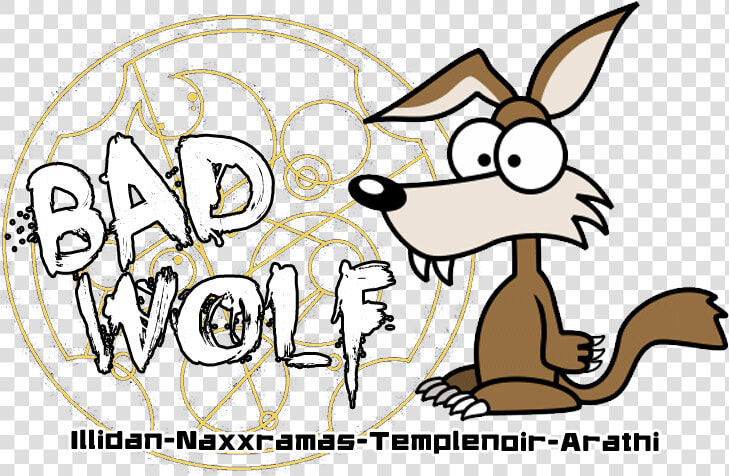 Bad Wolf   Guilde Wow Index Du Forum   Cartoon Wolf  HD Png DownloadTransparent PNG