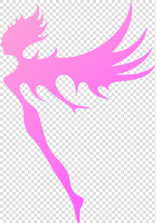 Fairy  Elf  Silhouette  Isolated  Girl  Fantasy  Art   Pixie Symbol  HD Png DownloadTransparent PNG