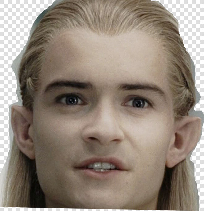 Sticker Risitas Legolas Seigneur Anneaux Orlando Blum   Legolas Mask  HD Png DownloadTransparent PNG