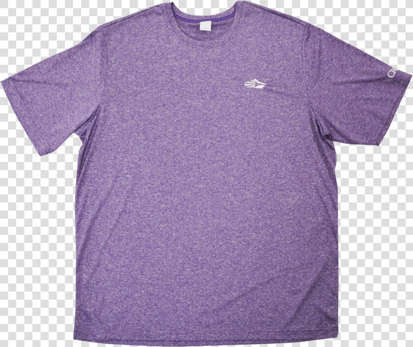 Crown Heathered Sport Tee Purple   Active Shirt  HD Png DownloadTransparent PNG