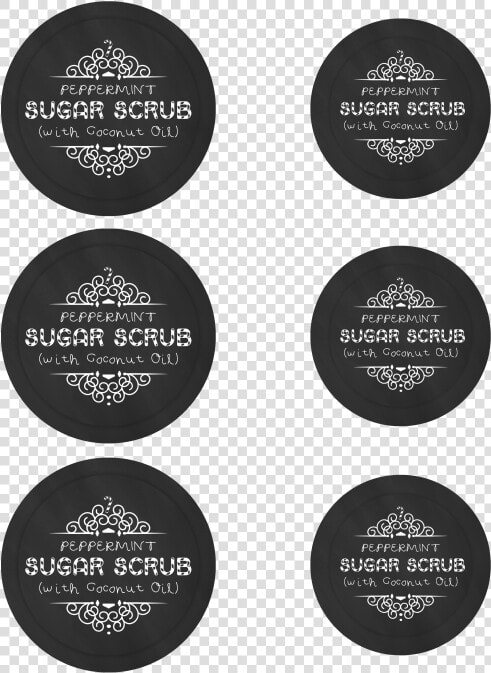 Mason Jar Labels For Peppermint Sugar Scrub   Printable Lip Scrub Labels  HD Png DownloadTransparent PNG