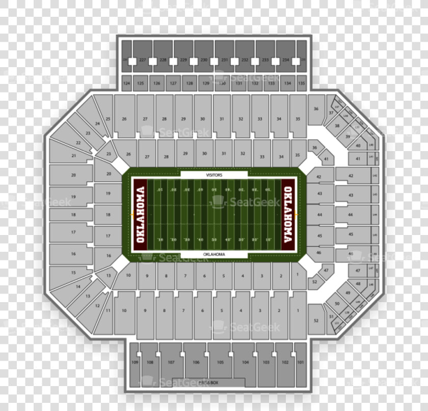 Section 19 Oklahoma Memorial Stadium  HD Png DownloadTransparent PNG