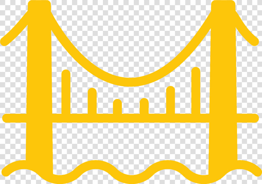 Bridge Icon   Yellow Bridge Icon  HD Png DownloadTransparent PNG