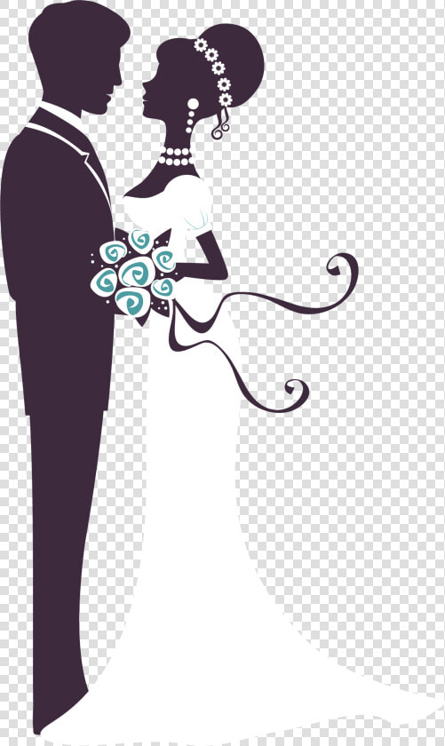 Bridegroom Silhouette Hand Drawn   Bride Groom Hands Png  Transparent PngTransparent PNG