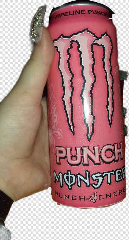  monster  monsterenergy  aesthetic  grunge  goth  nails   Monster Energy Juice Pipeline Punch Tab  HD Png DownloadTransparent PNG