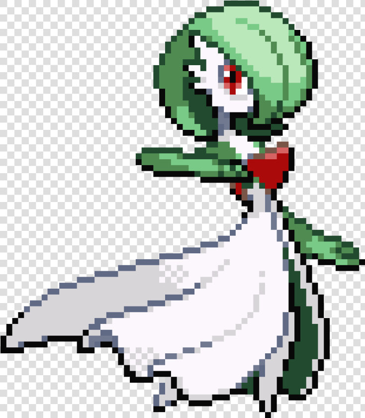 Gardevoir Cross Stitch   Png Download   Pokemon Pixel Art Gardevoir  Transparent PngTransparent PNG