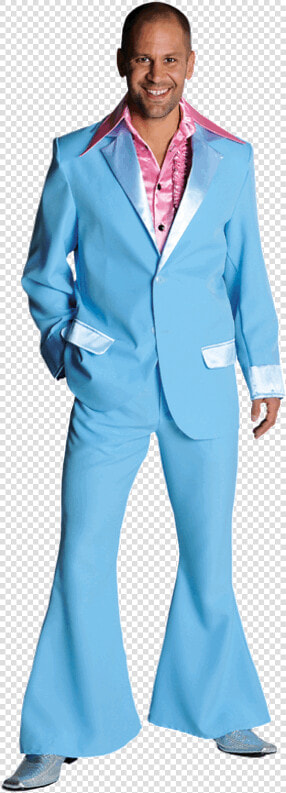 Baby Blue Suit 70s  HD Png DownloadTransparent PNG