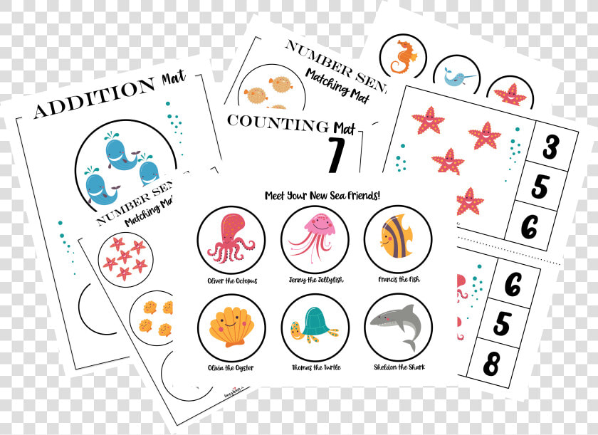 Under The Sea Number Sense Activities  HD Png DownloadTransparent PNG