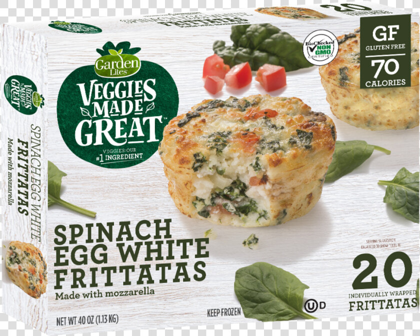 3d Frittataeggwhite Costco20ct061818   Garden Lites Spinach Egg White Frittata  HD Png DownloadTransparent PNG