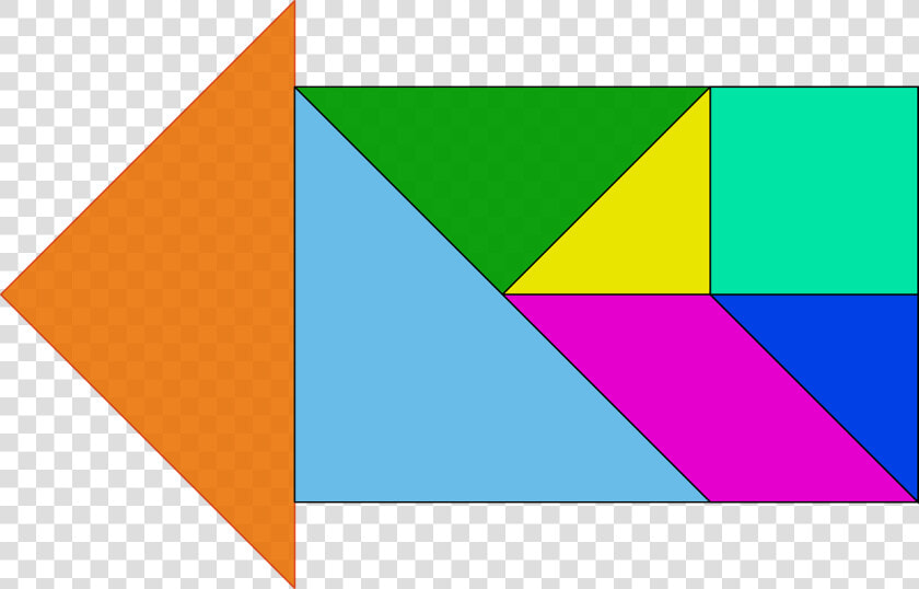 Tangram Shapes With 5 Pieces  HD Png DownloadTransparent PNG