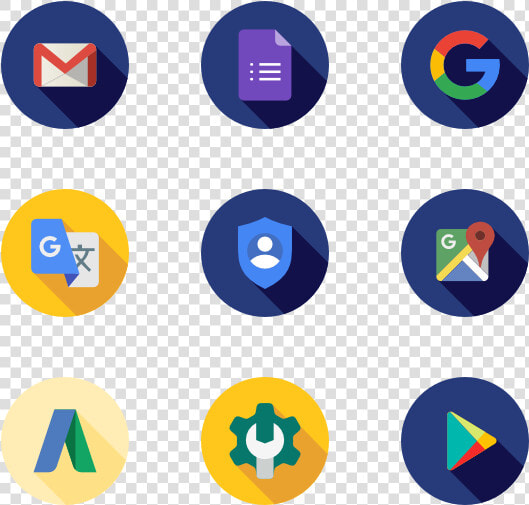 Google Suite   Business Flat Icons Png  Transparent PngTransparent PNG