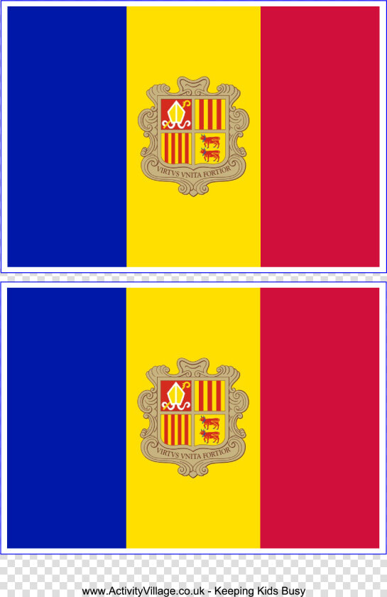 Andorra Flag Main Image   Crest  HD Png DownloadTransparent PNG