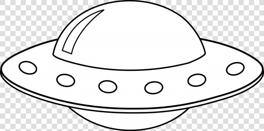 Png Download Transparent Ufo White Background   Ufo Cartoon Black And White  Png DownloadTransparent PNG