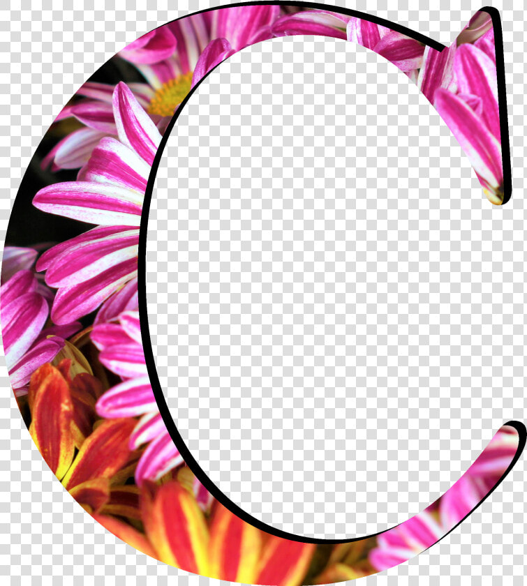 Flower Pattern Letters C   Circle  HD Png DownloadTransparent PNG