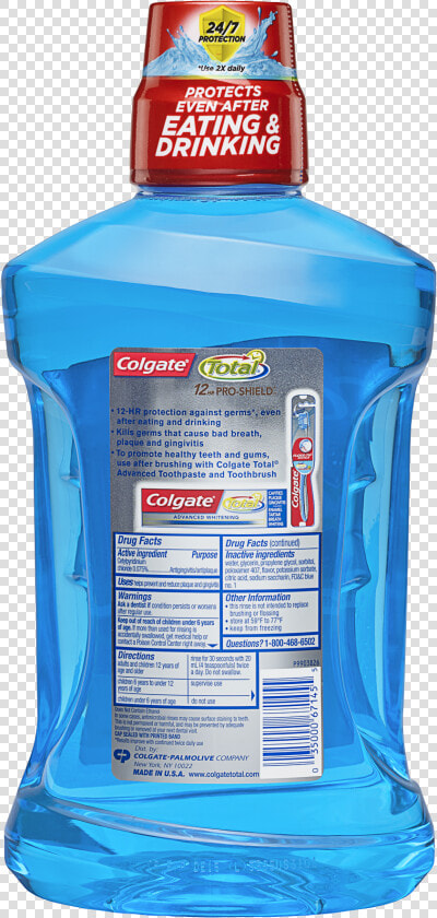 Mouthwash Colgate Total  HD Png DownloadTransparent PNG