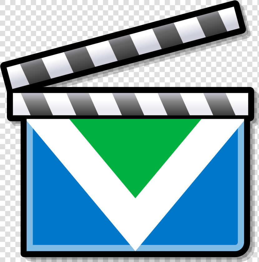 Blue Clapperboard   Png Download   Music Video Icon  Transparent PngTransparent PNG