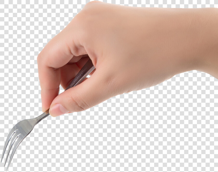 Transparent Hand Holding Something Clipart   Hand Holding Fork Png  Png DownloadTransparent PNG