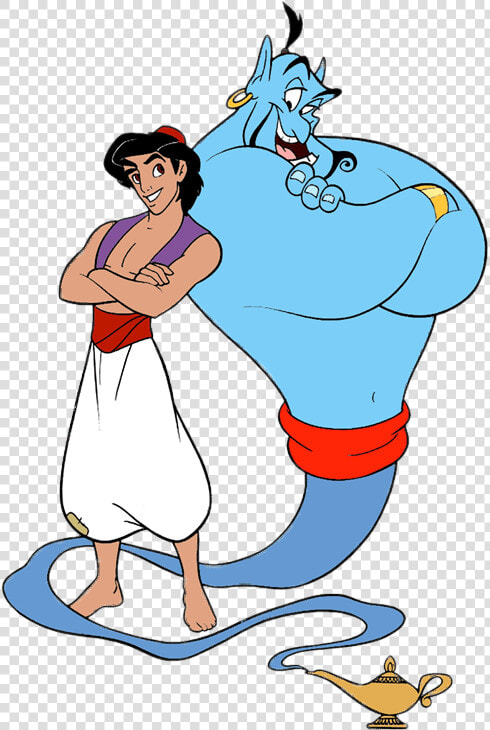 Aladdin And Genie   Aladdin And Genie Clipart  HD Png DownloadTransparent PNG