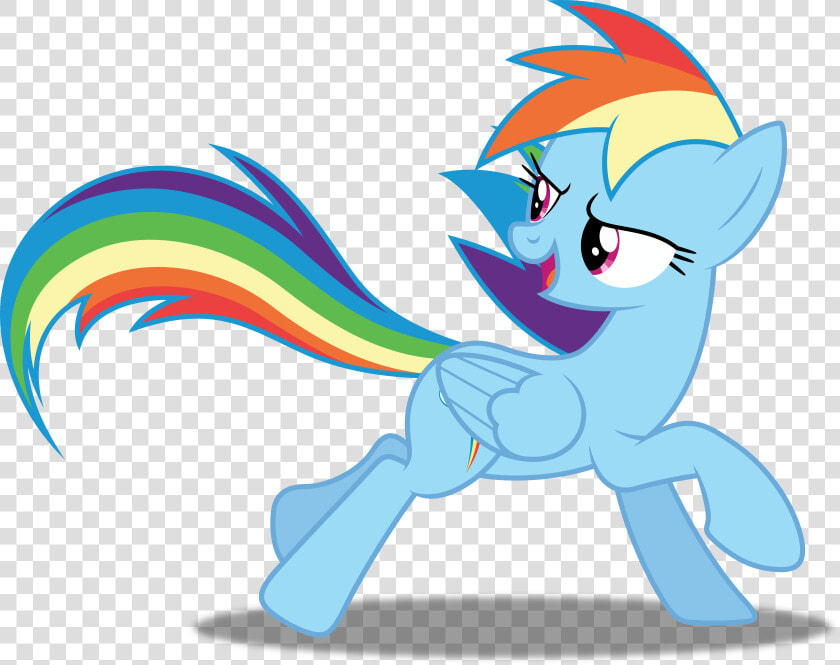 Rainbow Dash 50 Png   My Little Pony Rainbow Dash Running  Transparent PngTransparent PNG