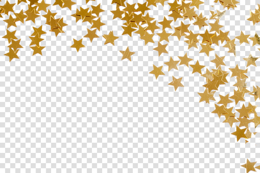 Transparent Gold Stars Png   Confetti Gold Star Png  Png DownloadTransparent PNG