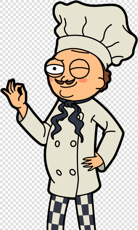 Morty Commis De Cuisine   Chief Morty Pocket Morty  HD Png DownloadTransparent PNG