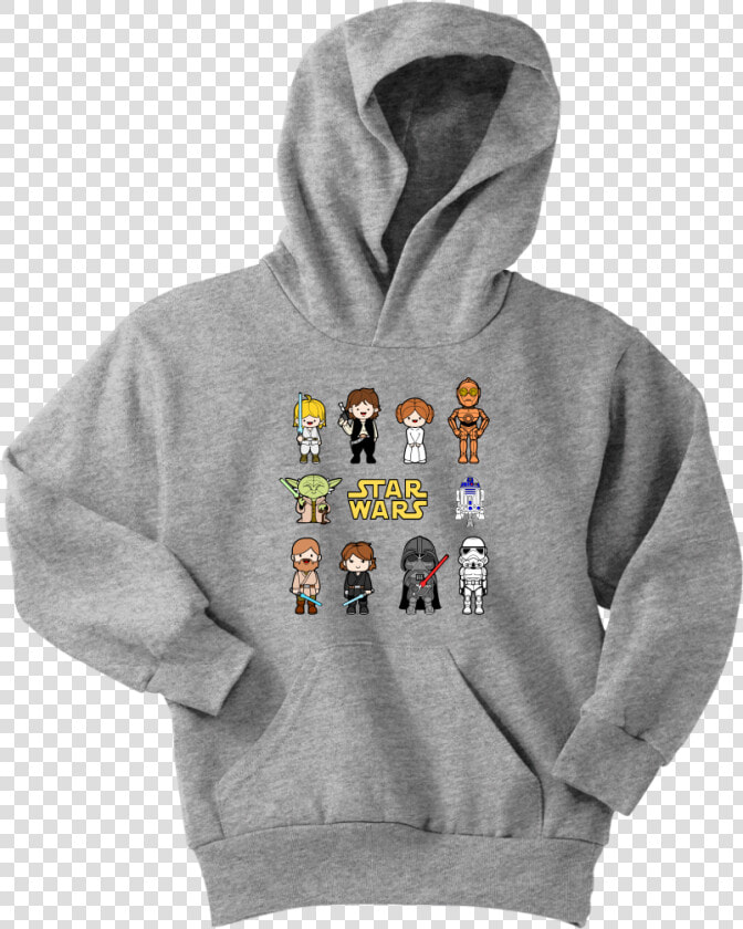 Characters Star Wars Bb8 Darth Vader R2d2 Youth Hoodie  HD Png DownloadTransparent PNG