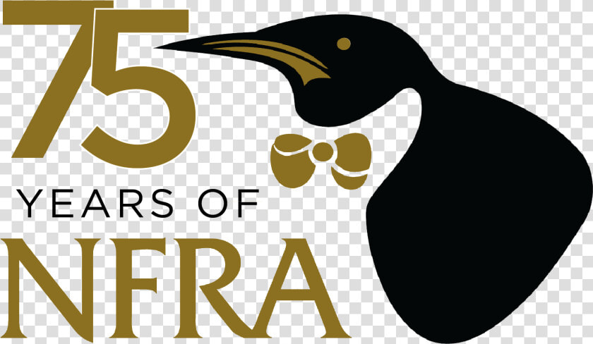 Nfra 75th Anniversary Logo   Flightless Bird  HD Png DownloadTransparent PNG