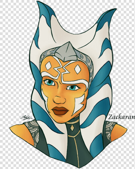 Ahsoka  Figured I’d Post This Version Too i’m So Hyped   Illustration  HD Png DownloadTransparent PNG