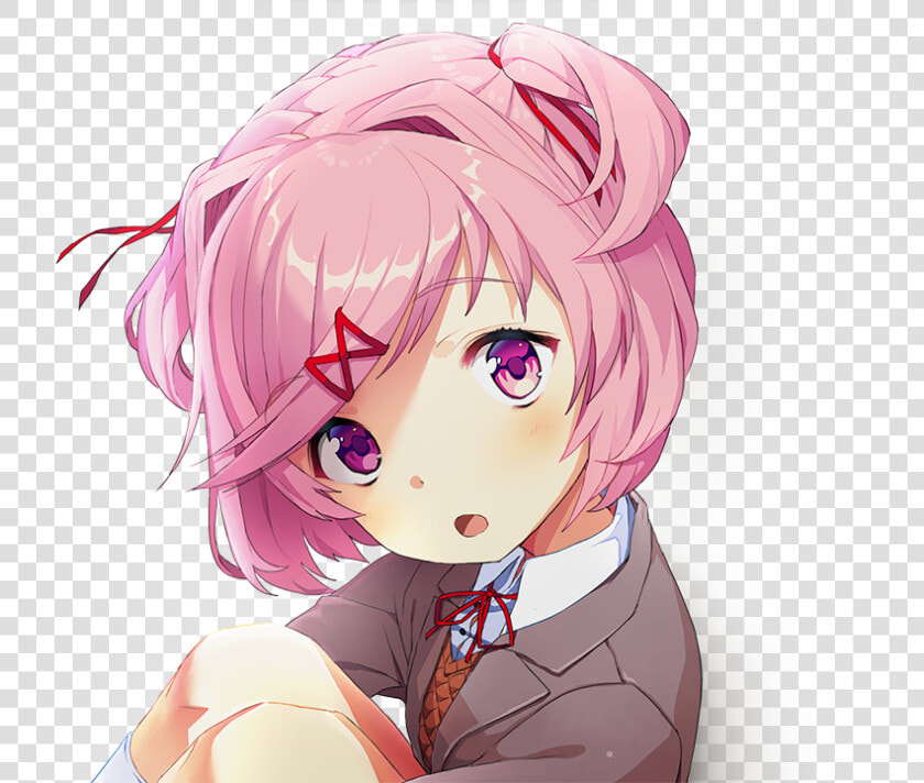 Doki Doki Literature Club Logo Png   Doki Doki Literature Club Imagenes Natsuki  Transparent PngTransparent PNG