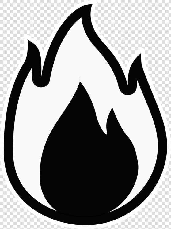 Silhouette monochrome Photography symbol   Flame Clipart Black And White  HD Png DownloadTransparent PNG