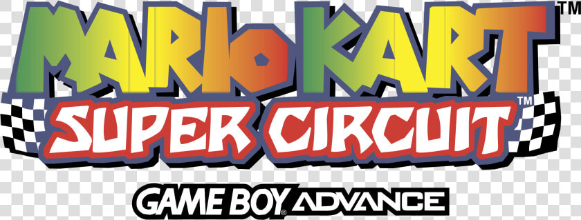 Mario Kart Super Circuit Logo Png Transparent Amp Svg   Graphic Design  Png DownloadTransparent PNG