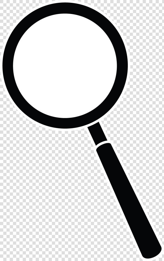 Magnifying Glass Silhouette   Silhouette Magnifying Glass Vector  HD Png DownloadTransparent PNG