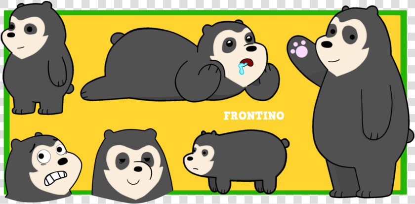 Clip Art Osos Cartoon   We Bare Bears Spectacled Bear  HD Png DownloadTransparent PNG