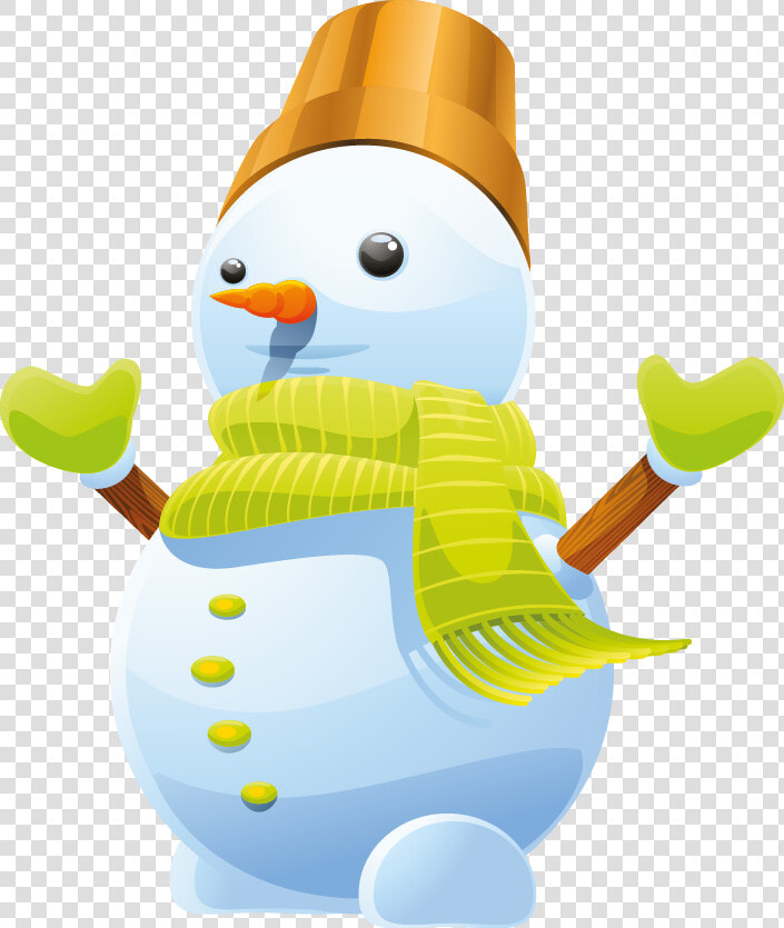 Transparent Snowman Silhouette Png   3d Snowman Cartoon Cute  Png DownloadTransparent PNG