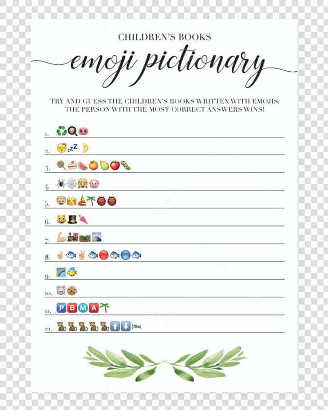 Gender Neutral Baby Shower Emoji Game Printable By   Free Printable Baby Shower Emoji Game  HD Png DownloadTransparent PNG