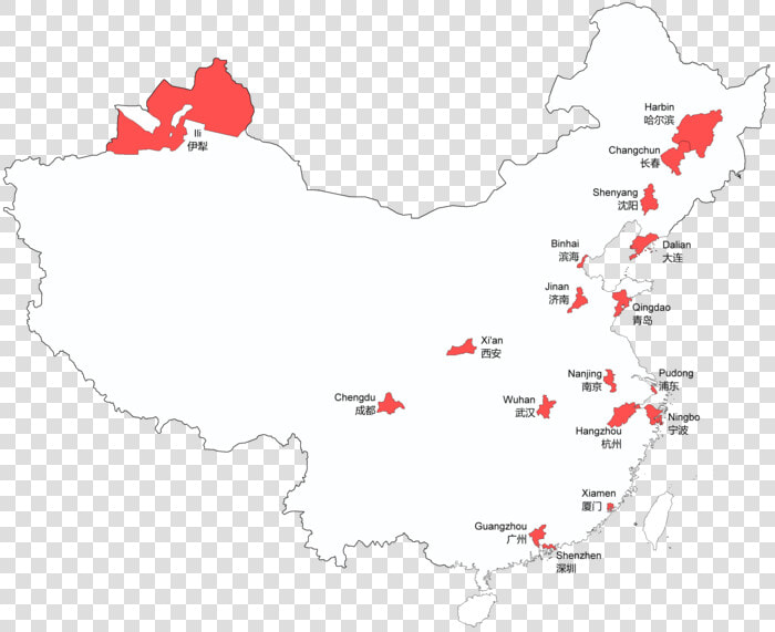 Map Of Sub provincial Level Entries In The People S   People  39 s Republic Of China Division  HD Png DownloadTransparent PNG