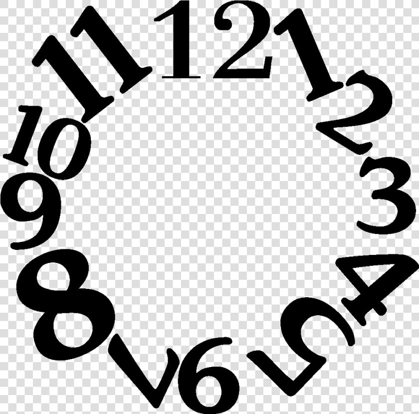 Chiffres Horloge En Stickers  HD Png DownloadTransparent PNG