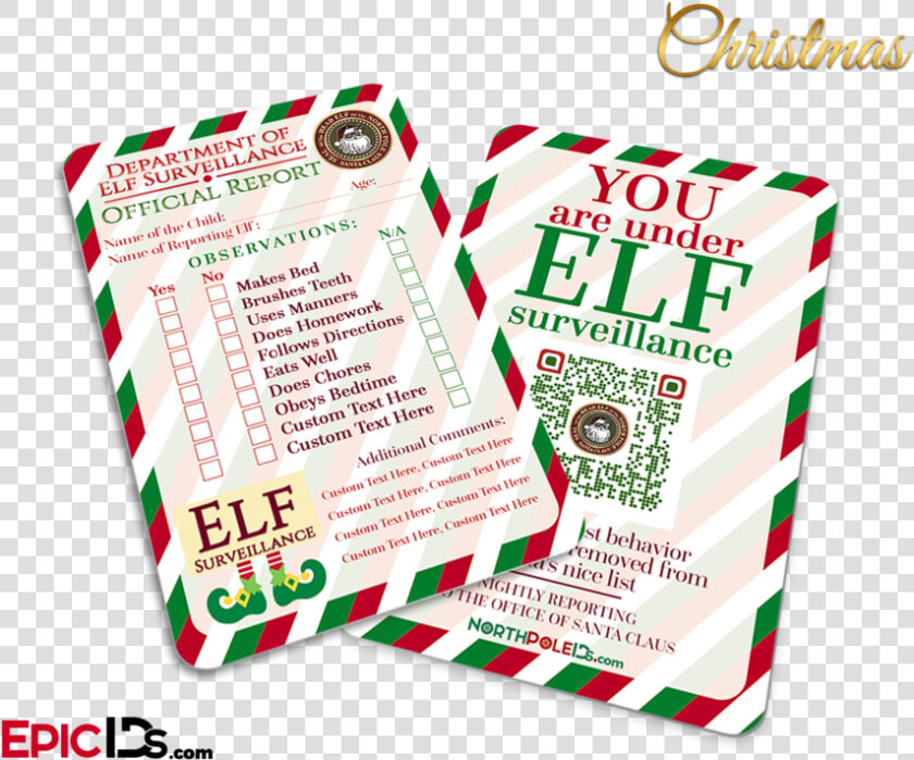 Elf Surveillance Personalized   Elf On The Shelf Id  HD Png DownloadTransparent PNG