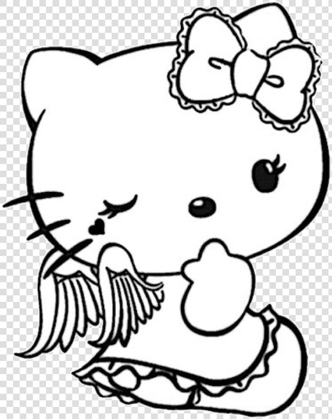  sanrio  angel  hello  kitty  cute  pure  angelic  hellokitty   Angel Hello Kitty  HD Png DownloadTransparent PNG