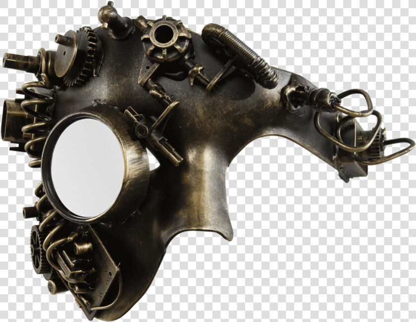 Gold Steampunk Monocle Phantom Mask   Steampunk Monocle Png  Transparent PngTransparent PNG