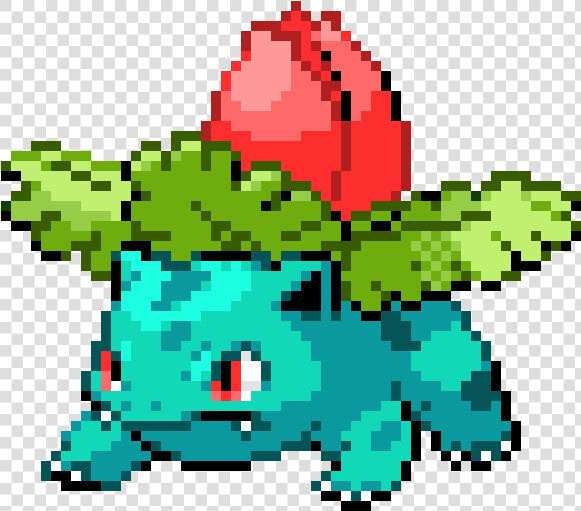 Ivysaur Pokemon Pixel Art  HD Png DownloadTransparent PNG