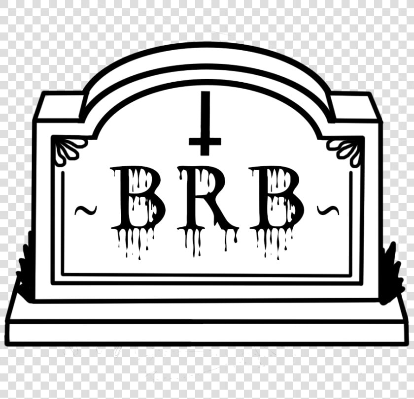 Death Rip Grave Brb Iwanttodie Angelcore Blackandwhite  HD Png DownloadTransparent PNG